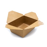 Click for a bigger picture.Kraft Deli No4 Boxes - 160 Per Case LxWxD  220/195 x 160/140 x 90mm