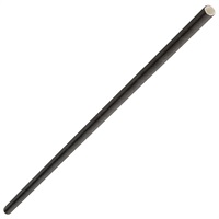 Click for a bigger picture.Paper Alcopop Straws - Black 10.5" 6mm Dia
