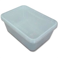 Click for a bigger picture.Microwavable Takeout Container With Lid - 1000ml 250 per case