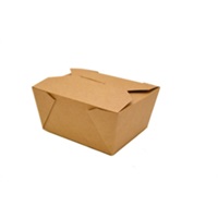 Click for a bigger picture.Kraft Deli No1 Boxes - Small L130MM W105MM H65MM 450 per case