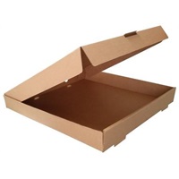 Click for a bigger picture.Pizza Box - Plain Brown 10 inch 100 per case