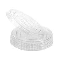 Click for a bigger picture.Lids for Souffle Pots - Clear 2oz 2500 per case