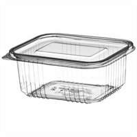 Click for a bigger picture.Food Box With Hinged Lid - Rectangular 750cc 500 per case