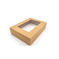 Click for a bigger picture.Kraft Platter Box Outer  - Medium 380x283x75mm 25 Per Case