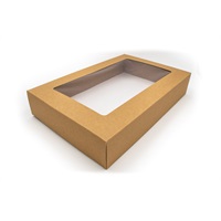 Click for a bigger picture.Kraft Platter Outer Box - Large 445x293x75mm 25 Per Case