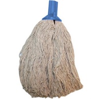 Click for a bigger picture.Excel Twine Mop Head - Blue  300grm