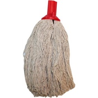 Click for a bigger picture.Excel Twine Mop Head - Red  300grm