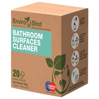 Click for a bigger picture.EnviroShot Bathroom Surface Cleaner 20 Capsules Per Box
