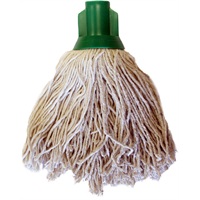 Click for a bigger picture.Twine Plastic Socket Mop Head - Green 12oz