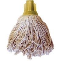 Click for a bigger picture.Twine Plastic Socket Mop Head - Yellow  12oz