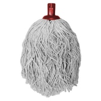 Click for a bigger picture.Py Yarn Plastic Socket Mop Head - Red 16oz