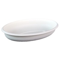 Click for a bigger picture.Bagasse Oval Bowls - 18oz 300 per case