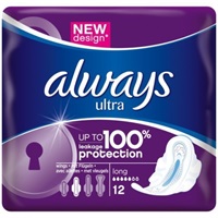 Click for a bigger picture.Always Ultra Plus - With Wings 2 x Normal *** DUAL VEND ***    2 Per Pack