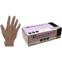 Click for a bigger picture.Vinyl Powder Free Gloves - Clear  Large 100 Per Box
