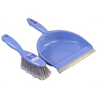 Click for a bigger picture.Dustpan and Soft Brush Set - Blue
