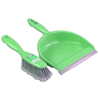 Click for a bigger picture.Dustpan and Soft Brush Set - Green