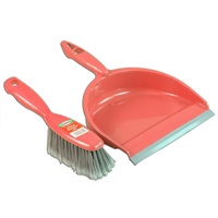 Click for a bigger picture.Dustpan and Soft Brush Set - Red