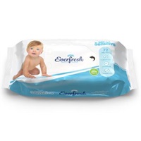 Click for a bigger picture.Fragrance Free Baby Wipes - 72 sheets 12 per case