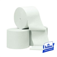 Click for a bigger picture.Lotus NextTurn Compact Toilet Rolls - White 2ply 900 sheets per roll   36 per case