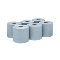 Click for a bigger picture.Reach Food Hygiene CentreFeed Rolls - Blue 1ply 164mtrs        6 per case