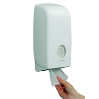 Click for a bigger picture.Aquarius Toilet Tissue Dispenser - White