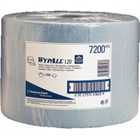 Click for a bigger picture.Wypall L10 Wipers - Large Roll 1ply Blue 1000 per roll