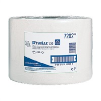 Click for a bigger picture.Wypall L10 Wipers - Large Rolls 1ply White 1000 sheets per roll