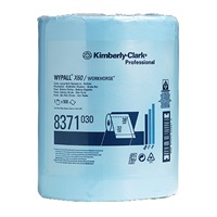Click for a bigger picture.Wypall X60 Non Woven Wipers - Blue 500 sheets per roll