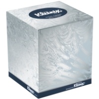 Click for a bigger picture.Kleenex Cube Facial Tissues - White 2ply 90 sheets per cube  12 per case