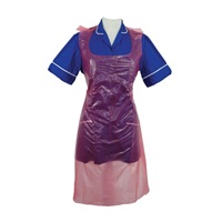 Click for a bigger picture.Disposable Apron On A Roll- Red