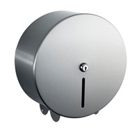 Click for a bigger picture.Mini Jumbo Brushed Steel Dispenser - 10 inch