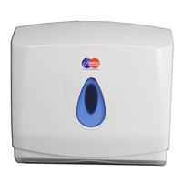Click for a bigger picture.Centre Fold Midi Hand Towel Dispenser - White