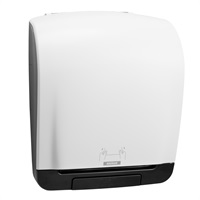 Click for a bigger picture.katrin System Hand Towel Dispenser - White 403x335x216mm
