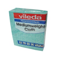 Click for a bigger picture.Vileda Medium Weight Cloths - Green