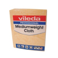 Click for a bigger picture.Vileda Medium Weight Cloths - Yellow