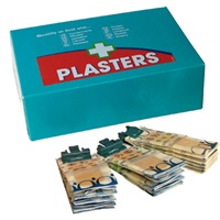 Click for a bigger picture.Pilferproof Fabric Plasters - 7.6 X 2.5cm 150 per box