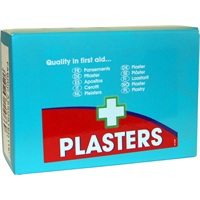 Click for a bigger picture.Fabric Sterile Assorted Plasters 100 per box