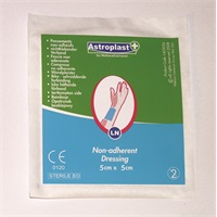 Click for a bigger picture.Non-Adherent Dressings - 5cmx5cm 25 per pack