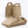 T-Away Bags - Brown Medium 10 x 8 x 5" 260 x 200 x 130mm   250 Per Case