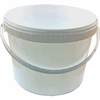Click here for more details of the Bucket/Pail With Lid - White 10 litre 12 per pack