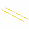 Click here for more details of the Paper Straws - Yellow White 8" 6mm Dia