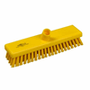 Deck Stiff Scrub Head - Yellow 300mm