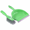 Click here for more details of the Dustpan and Soft Brush Set - Green