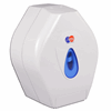 Click here for more details of the Small Jumbo Plastic Dispenser - White 8 inch  275x220x145